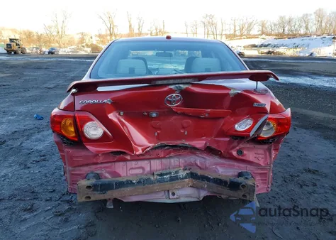 2009 Toyota Corolla Base from USA, damaged, VIN 2T1BU40E29C007731
